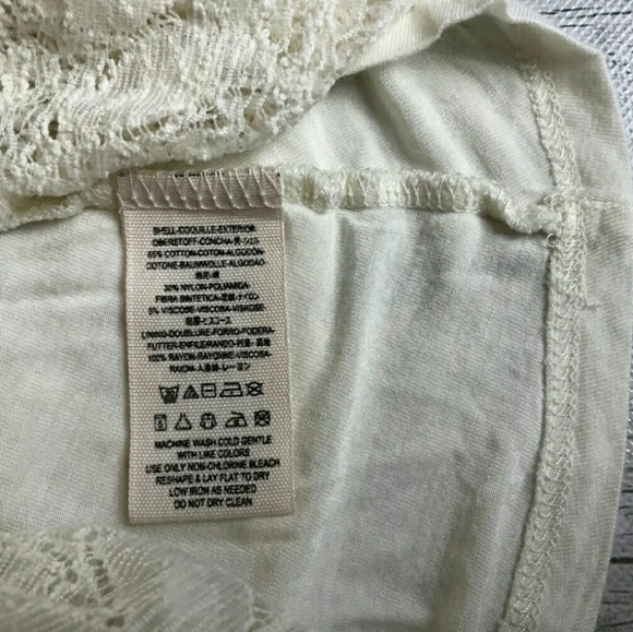 Free People Shake It Up Off White Lace Dress XS - Picture 5 of 5